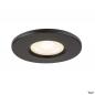 Preview: SLV 1008067 UNIVERSAL DOWNLIGHT Abdeckung, für Downlight, IP65, rund, schwarz