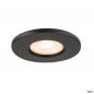 Preview: SLV 1008067 UNIVERSAL DOWNLIGHT Abdeckung, für Downlight, IP65, rund, schwarz