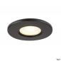 Preview: SLV 1008067 UNIVERSAL DOWNLIGHT Abdeckung, für Downlight, IP65, rund, schwarz