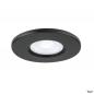 Preview: SLV 1008067 UNIVERSAL DOWNLIGHT Abdeckung, für Downlight, IP65, rund, schwarz