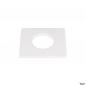 Preview: SLV 1008095 UNIVERSAL DOWNLIGHT Abdeckung, für Downlight, IP65, eckig, weiß