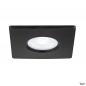 Preview: SLV 1008096 UNIVERSAL DOWNLIGHT Abdeckung, für Downlight, IP65, eckig, schwarz