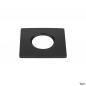 Preview: SLV 1008096 UNIVERSAL DOWNLIGHT Abdeckung, für Downlight, IP65, eckig, schwarz