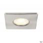 Preview: SLV 1008097 UNIVERSAL DOWNLIGHT Abdeckung, für Downlight, IP65, eckig, aluminium