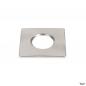 Preview: SLV 1008097 UNIVERSAL DOWNLIGHT Abdeckung, für Downlight, IP65, eckig, aluminium