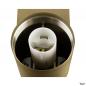 Preview: SLV 1008107 VARYT, Wandaufbauleuchte, rund, 1x max. 6 W, E14, messing