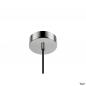 Preview: SLV 1008116 VARYT, Pendelleuchte, E14, Pendellänge 150 cm, 1x max. 6 W, chrom