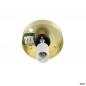 Preview: SLV 1008128 SUN 30, Deckenaufbauleuchte, rund, 1x max. 60 W, E27, gold