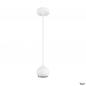 Preview: SLV 1008173 LIGHT EYE® 90, Pendelleuchte, GU10, Pendellänge 150 cm, 1x max. 6 W, matt weiß