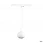 Preview: SLV 1008177 LIGHT EYE® 150, 3~ Pendelleuchte, GU10, Pendellänge 150 cm, 1x max. 13 W, matt weiß