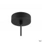 Preview: SLV 1008178 LIGHT EYE® 150, Pendelleuchte, GU10, Pendellänge 150 cm, 1x max. 13 W, matt schwarz