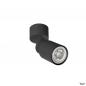 Preview: SLV 1008284 PURI 2.0 Tube, Wand- und Deckenaufbauleuchte, 1x max. 6 W GU10, schwarz