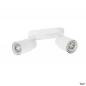 Preview: SLV 1008363 PURI 2.0 Tube, Wand- und Deckenaufbauleuchte, long, 2 x max. 6 W GU10, weiß