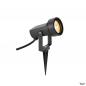 Preview: SLV 1008480 SYNA SHADE, Erdspiessleuchte, GU10 , 1x max. 10 W, IP65, rund, schwarz