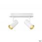Preview: SLV 1008704 NOBLO®, Wand- und Deckenaufbauleuchte, double, rund, 2000-3000 K, 15 W, Dim-to-Warm, PHASE, 36°, weiß