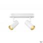 Preview: SLV 1008716 NOBLO®, Wand- und Deckenaufbauleuchte, double, rund, 2700 K, 12 W, PHASE, 32°, weiß