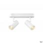 Preview: SLV 1008716 NOBLO®, Wand- und Deckenaufbauleuchte, double, rund, 2700 K, 12 W, PHASE, 32°, weiß
