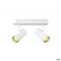 Preview: SLV 1008704 NOBLO®, Wand- und Deckenaufbauleuchte, double, rund, 2000-3000 K, 15 W, Dim-to-Warm, PHASE, 36°, weiß