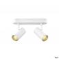 Preview: SLV 1008716 NOBLO®, Wand- und Deckenaufbauleuchte, double, rund, 2700 K, 12 W, PHASE, 32°, weiß