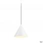 Preview: SLV 1008504 MAGICO 38, Pendelleuchte, E27, Pendellänge 180 cm, 1x max. 10 W, matt weiß