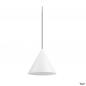 Preview: SLV 1008504 MAGICO 38, Pendelleuchte, E27, Pendellänge 180 cm, 1x max. 10 W, matt weiß