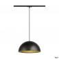 Preview: SLV 1008540 FORCHINI M 40 TRACK, 1~ Pendelleuchte, E27, Pendellänge 150 cm, Adapter schwarz, 1x max. 40 W, matt schwarz / matt gold