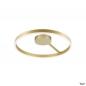 Preview: SLV 1008548 ONE, Wand- und Deckenaufbauleuchte, rund, 2700/3000 K, 23 W, PHASE, 130°, messing