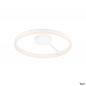 Preview: SLV 1008549 ONE, Wand- und Deckenaufbauleuchte, rund, 2700/3000 K, 23 W, PHASE, 130°, weiß