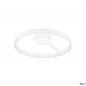 Preview: SLV 1008555 ONE, Wand- und Deckenaufbauleuchte, rund, 2700/3000 K, 23 W, DALI, Touch, 130°, weiß