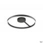 Preview: SLV 1008556 ONE, Wand- und Deckenaufbauleuchte, rund, 2700/3000 K, 23 W, DALI, Touch, 130°, schwarz