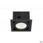 Preview: SLV 1008570 KADUX, Deckeneinbauleuchte, single, 4000 K, DALI 2, Touch, 30°, schwarz