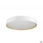 Preview: SLV 1008583 DECONA 42, Deckenaufbauleuchte, rund, 2700/3000 K, 23 W, PHASE, weiß / gold