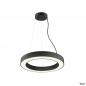 Preview: SLV 1008589 MEDO® RING 60, Pendelleuchte, Pendellänge 300 cm, 3000/4000 K, 110°, DALI, Touch, schwarz