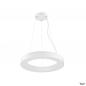 Preview: SLV 1008590 MEDO® RING 60, Pendelleuchte, Pendellänge 300 cm, 3000/4000 K, 110°, DALI, Touch, weiß