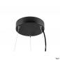 Preview: SLV 1008591 MEDO® RING 60, Pendelleuchte, Pendellänge 300 cm, 3000/4000 K, 110°, PHASE, schwarz