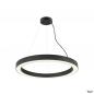 Preview: SLV 1008593 MEDO® RING 90, Pendelleuchte, Pendellänge 300 cm, 3000/4000 K, 110°, DALI, Touch, schwarz