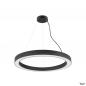 Preview: SLV 1008595 MEDO® RING 90, Pendelleuchte, Pendellänge 300 cm, 3000/4000 K, 110°, PHASE, schwarz