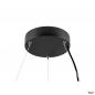 Preview: SLV 1008595 MEDO® RING 90, Pendelleuchte, Pendellänge 300 cm, 3000/4000 K, 110°, PHASE, schwarz