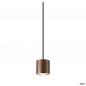 Preview: SLV 1008617 OCULUS, Pendelleuchte, Pendellänge 250 cm, 2000-3000 K, 100°, Dim-to-Warm, PHASE, dunkel kupfer
