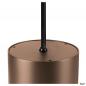 Preview: SLV 1008617 OCULUS, Pendelleuchte, Pendellänge 250 cm, 2000-3000 K, 100°, Dim-to-Warm, PHASE, dunkel kupfer