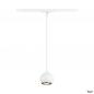 Preview: SLV 1008169 LIGHT EYE® 90, 1~ Pendelleuchte, GU10, Pendellänge 150 cm, 1x max. 6 W, matt weiß