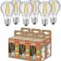 Preview: 6er Pack OSRAM E27 SUPERSTAR+ CLASSIC besonders effiziente LED Lampe dimmbar 5,7W wie 75W 2700K warmweißes Licht