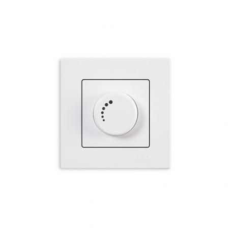 Günsan Eqona Drehdimmer 1000 VA Unterputz Weiß