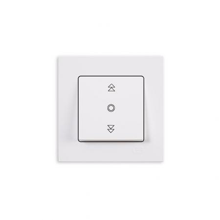 Günsan Eqona Jalousieschalter Rollladenschalter 1-fach Weiß 10 A 230 V