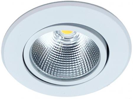 MOBILUX LED-Einbauleuchte MOBiDIM COB POWER 12W R 3000K Weiß