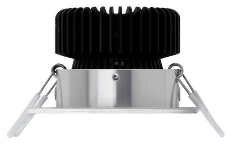 MOBILUX Schwenkbarer LED-Einbaustrahler MOBiDIM COB POWER 12W R 3000K alu poliert