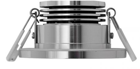 MOBILUX LED-Einbaustrahler MOBiDIM COB CLASSIC IP65 9W Q 3000K alu gebürstet