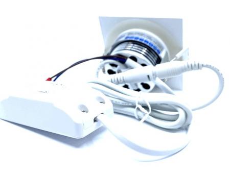 MOBILUX LED-Einbaustrahler MOBiDIM COB CLASSIC IP65 9W Q 3000K alu gebürstet