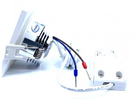 MOBILUX LED-Einbaustrahler MOBiDIM COB CLASSIC IP65 9W Q 3000K weiß