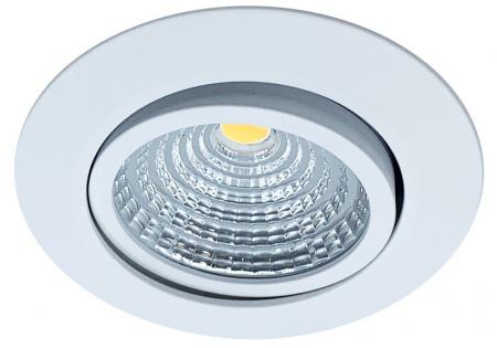 MOBILUX Schwenkbarer Einbaustrahler MOBiDIM COB SLIM R 9W 2700K 60° weiß 01660071